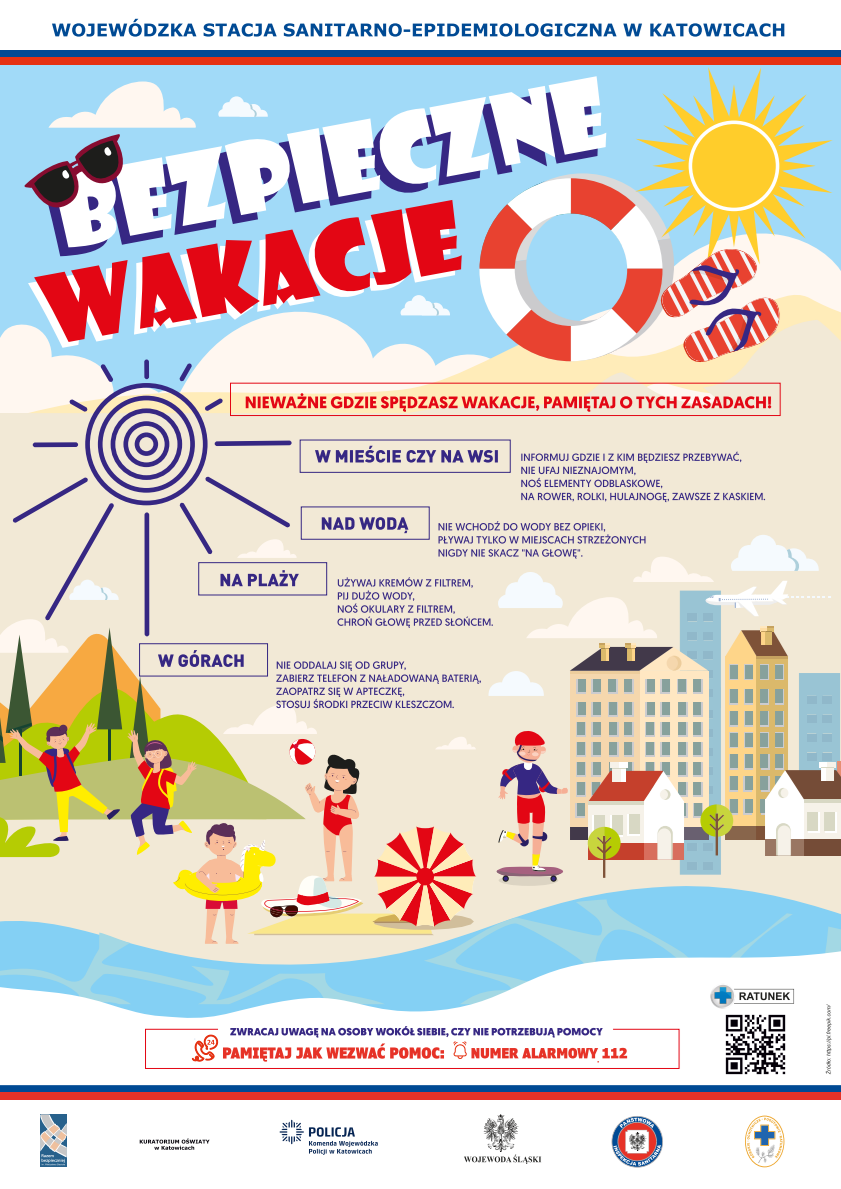Plakat wakacje 2025