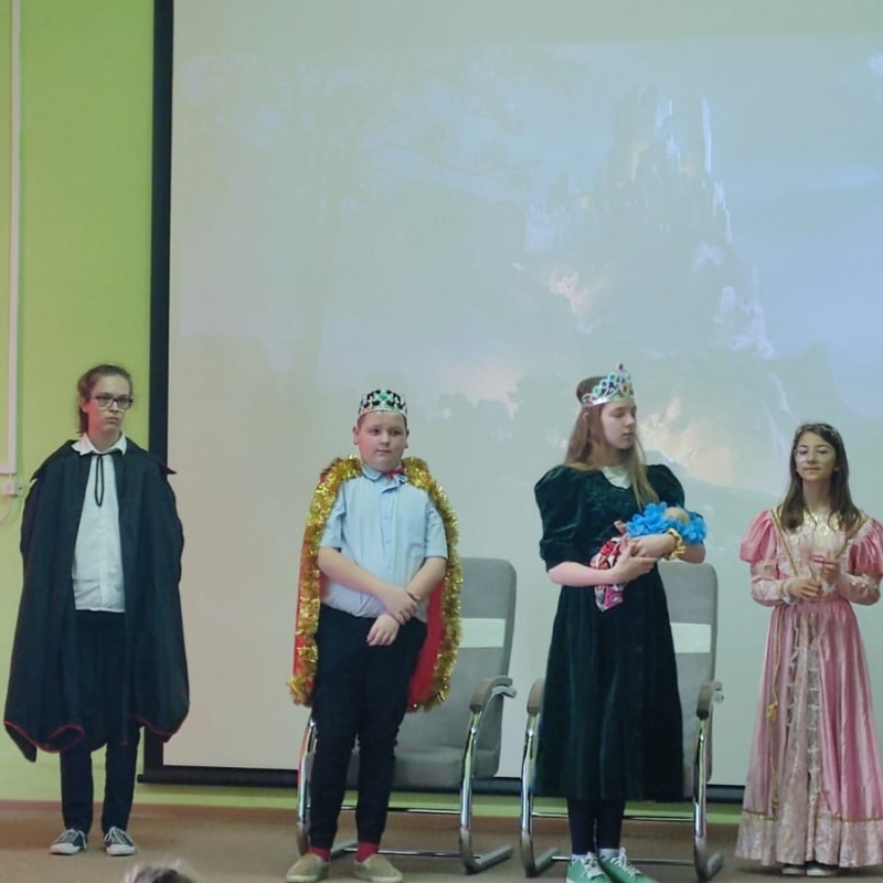 Wizyta wróżek na dworze królewskim