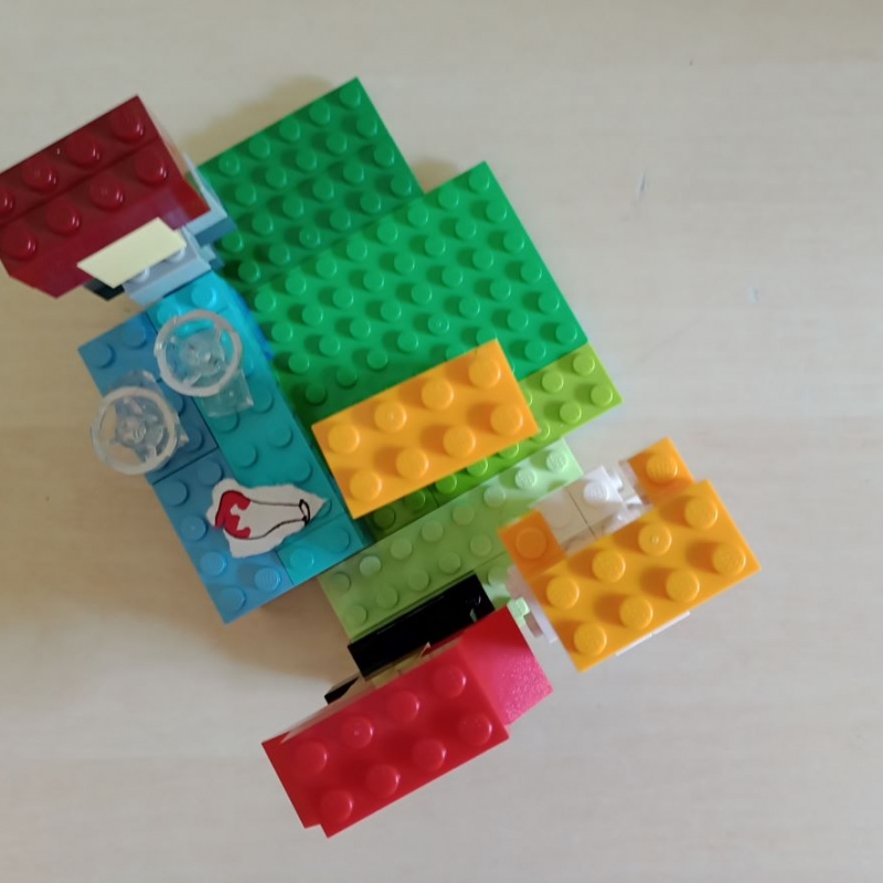 wesele w Kanie scena z klocków Lego