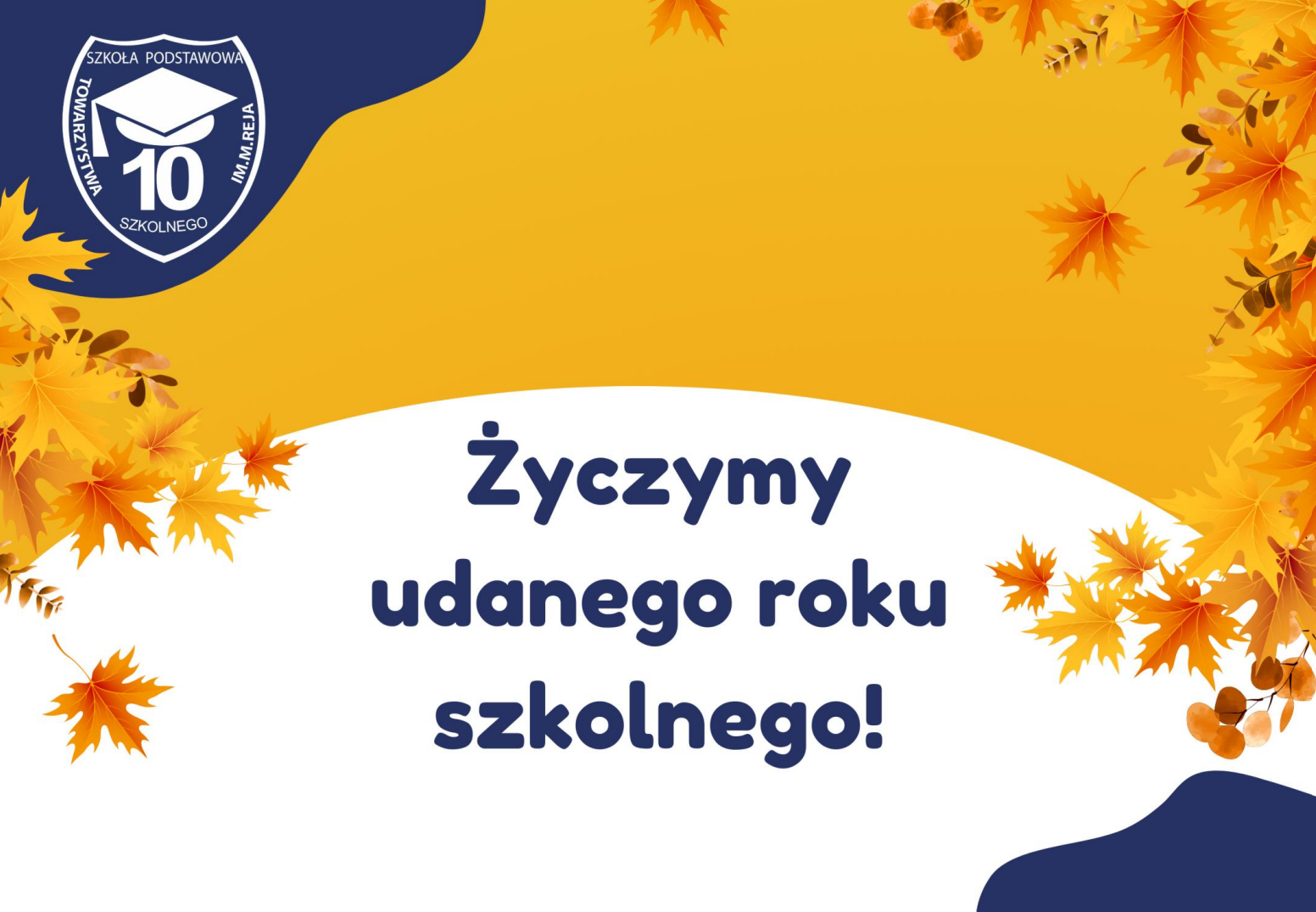 Napis udanego roku szkolnego