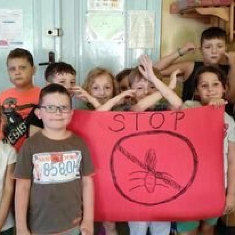 Uczniowie klasy 2b w dniu upiętych włosów