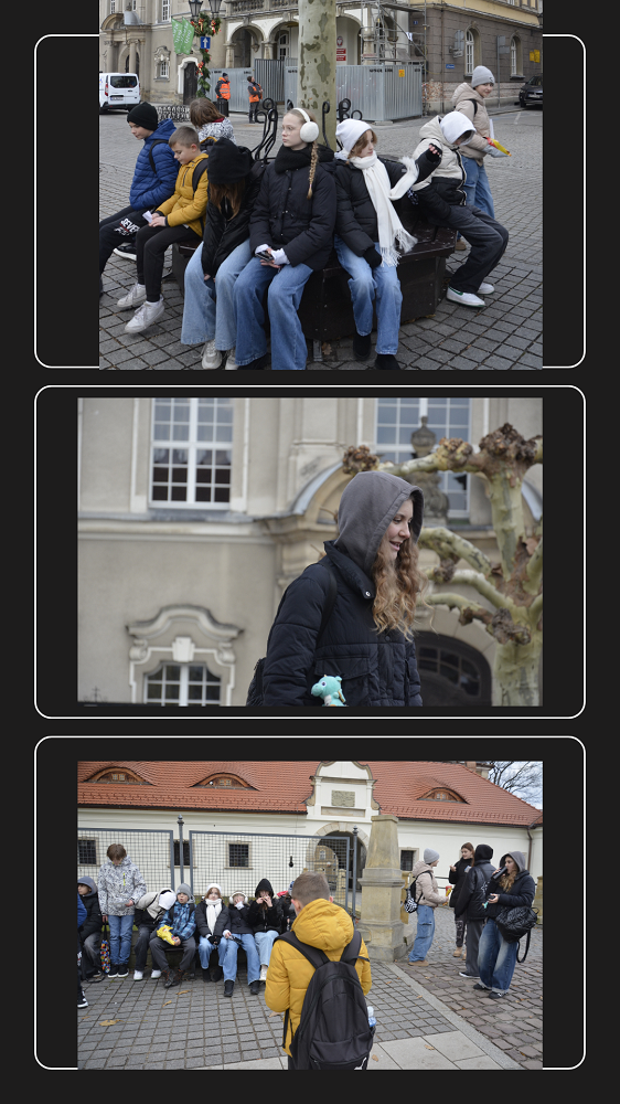 uczniowie zwiedzają Pszczynę