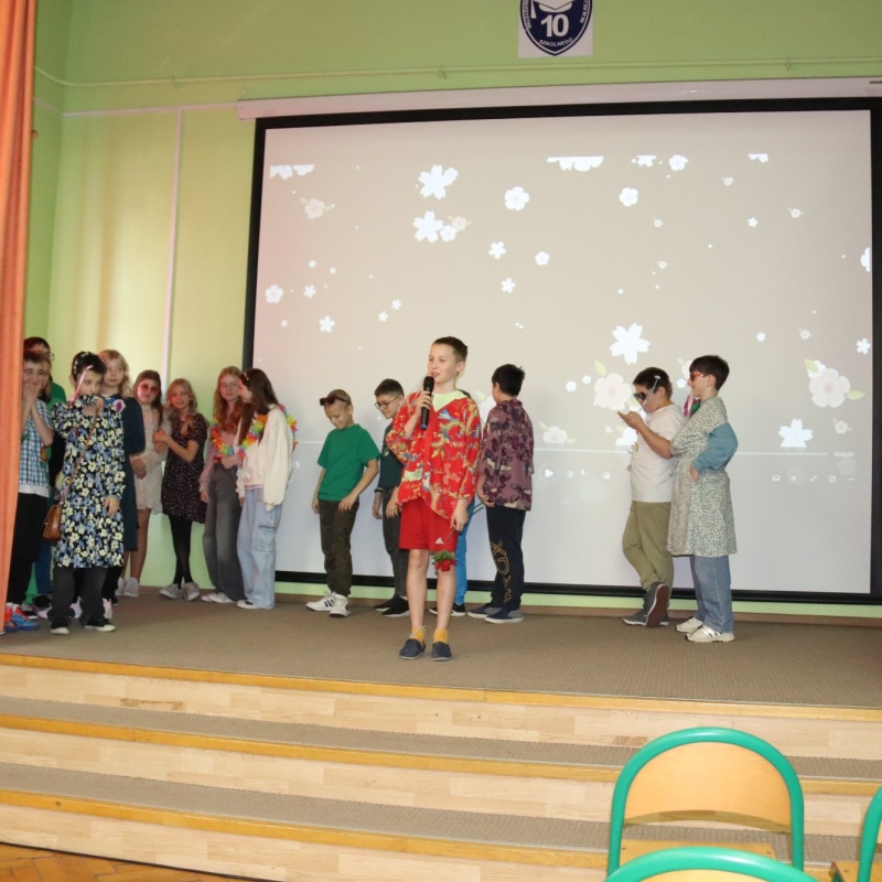 Klasa 5 podczas pokazu