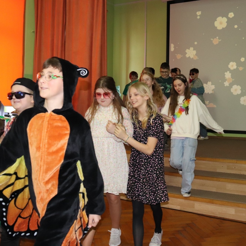 Klasa 5 podczas pokazu