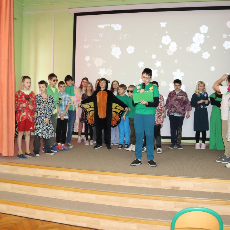 Klasa 5 podczas pokazu