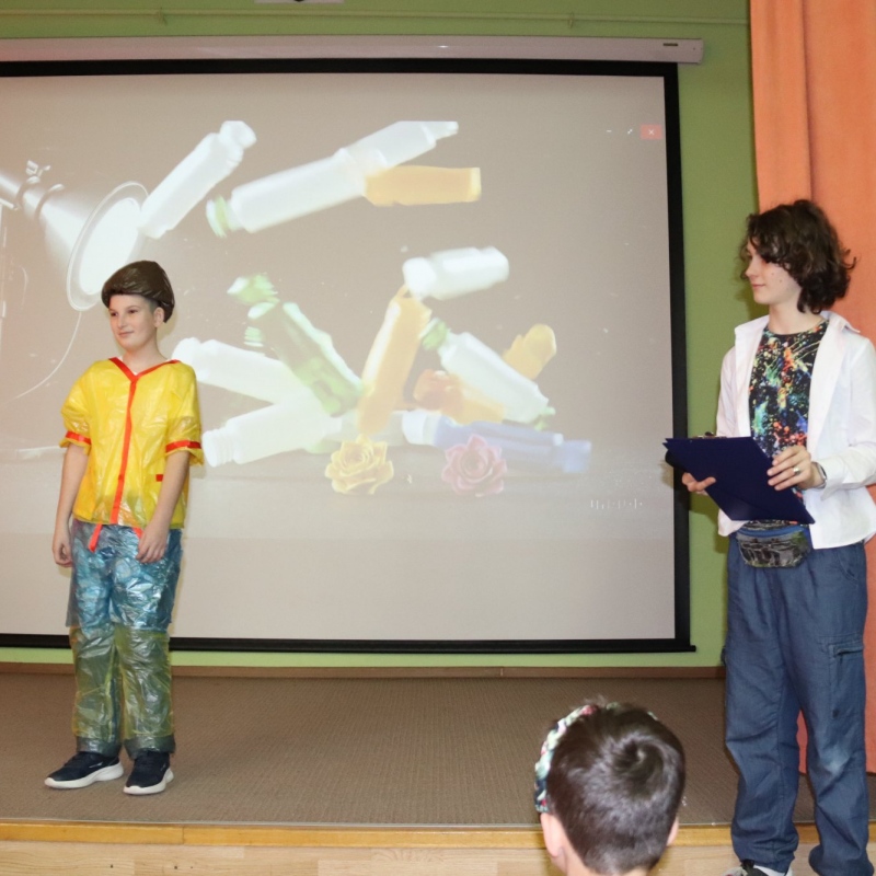 Klasa 7 podczas pokazu