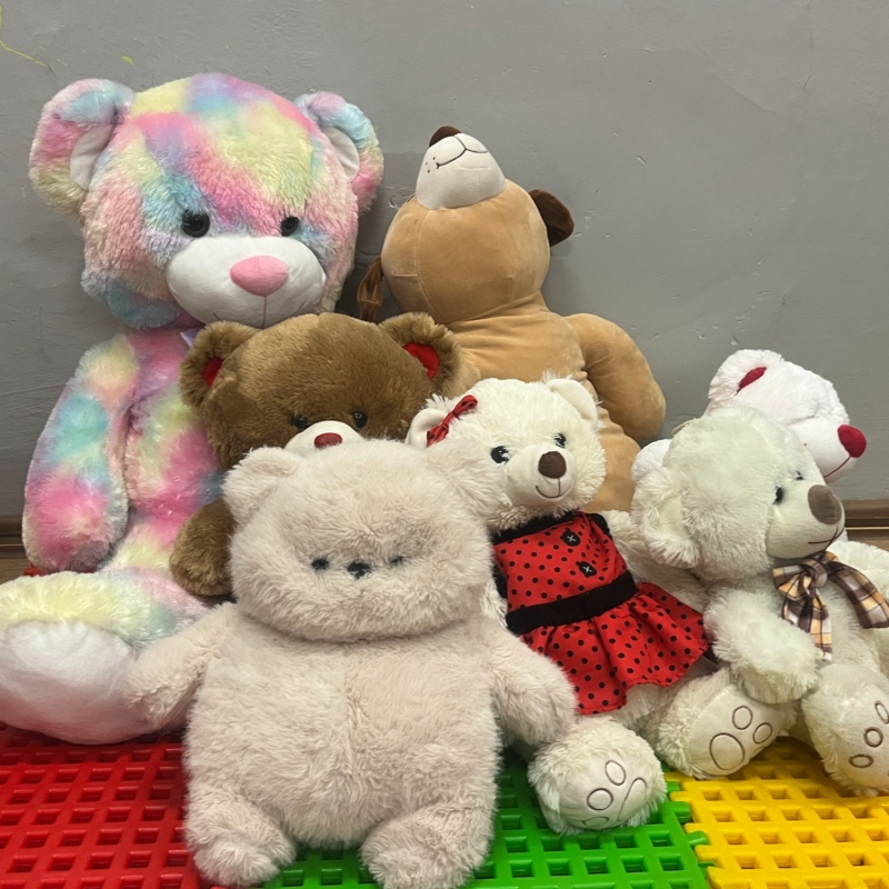 Dzień Misia w świetlicy-misie przyniesione przez dzieci