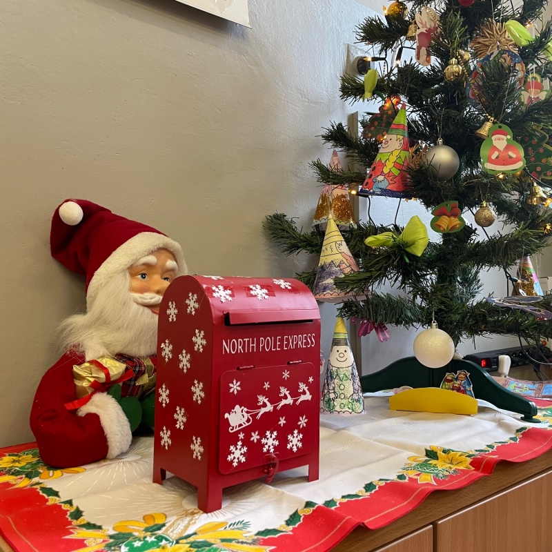 Świąteczna dekoracja w świetlicy