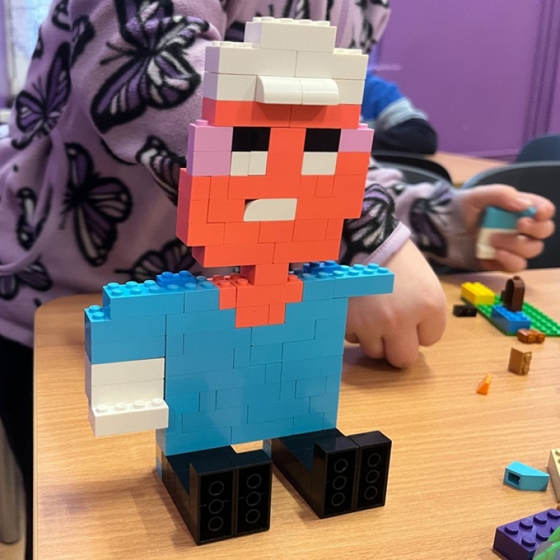 budowla z klocków lego