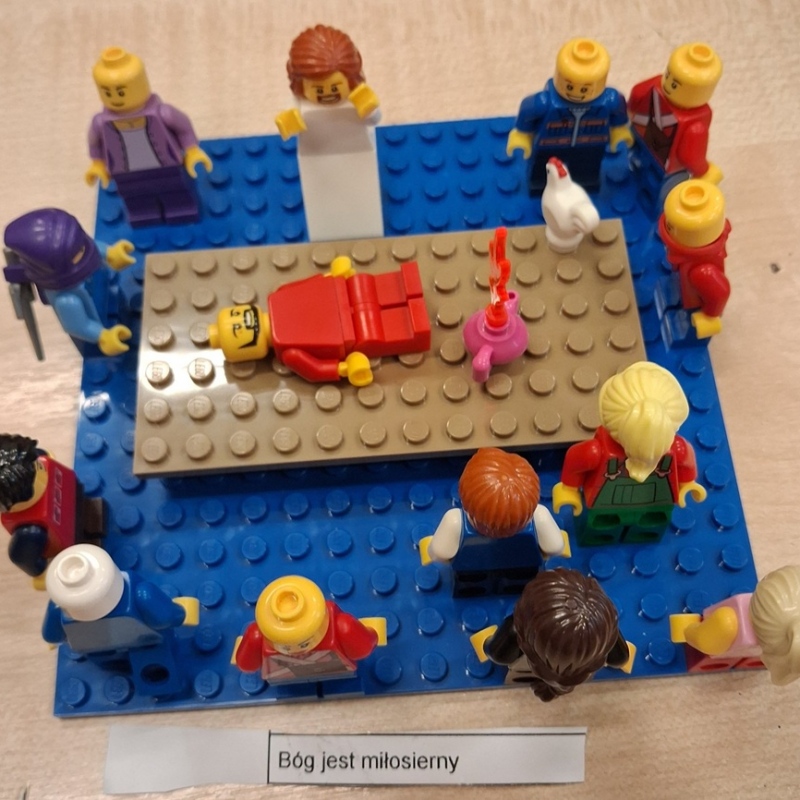 budowla z klocków lego