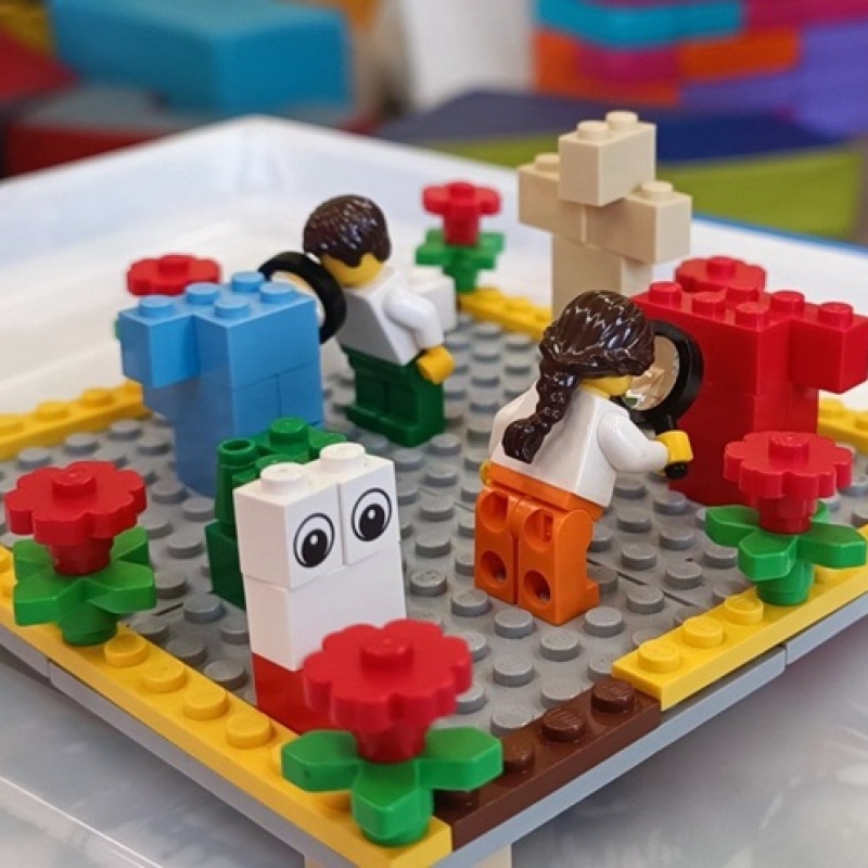 budowla z klocków lego