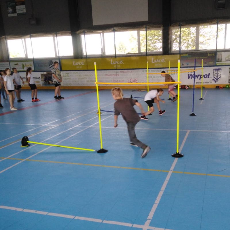 Dzień sportu klasy starsze podczas zawodów