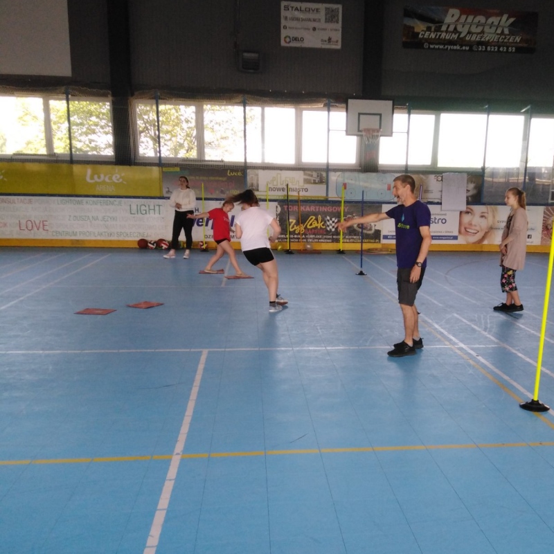 Dzień sportu klasy starsze podczas zawodów