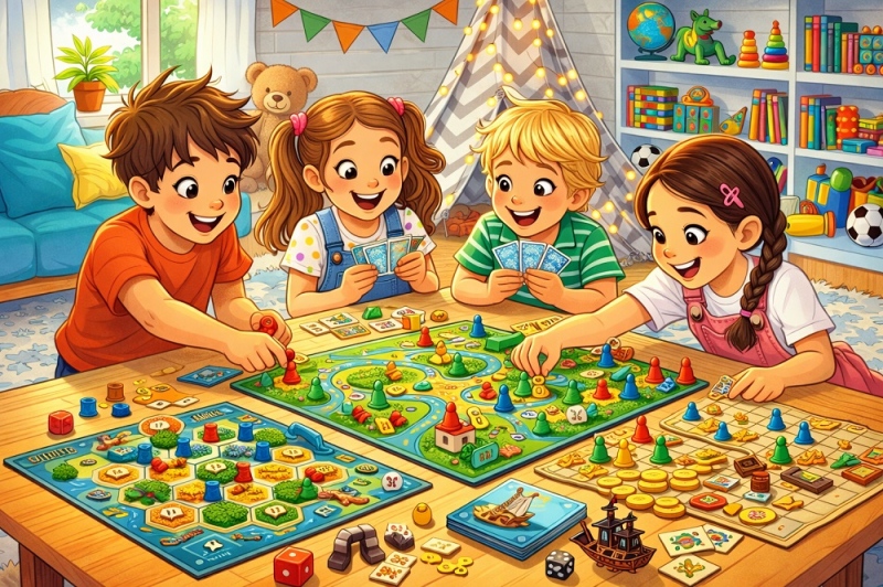 foto:  Międzyszkolny konkurs gry planszowej KASKADIA